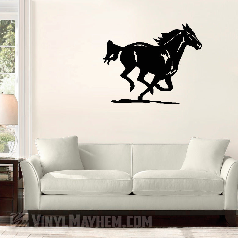 Horse Running vinyl sticker