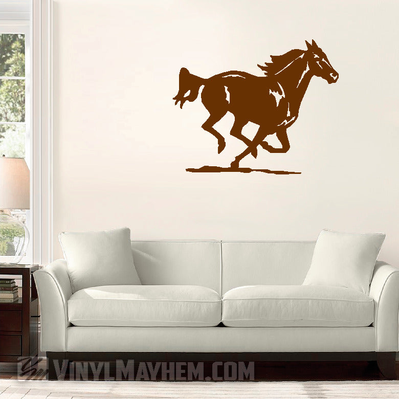 Horse Running vinyl sticker
