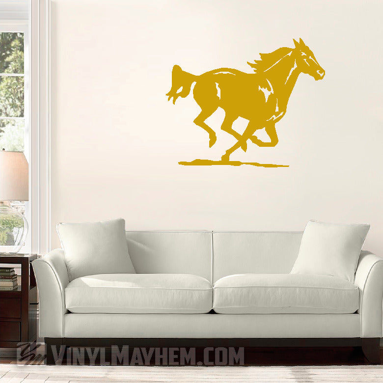Horse Running vinyl sticker