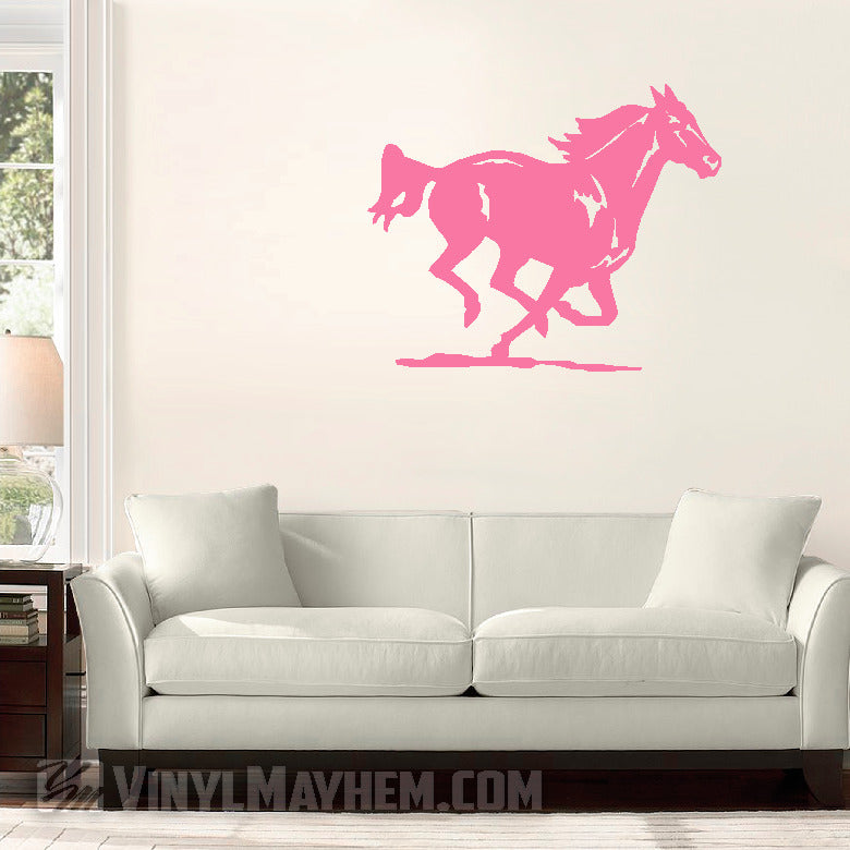 Horse Running vinyl sticker