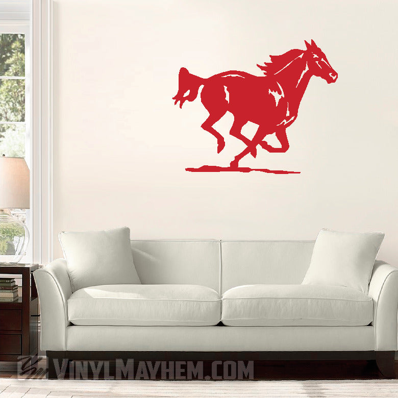 Horse Running vinyl sticker