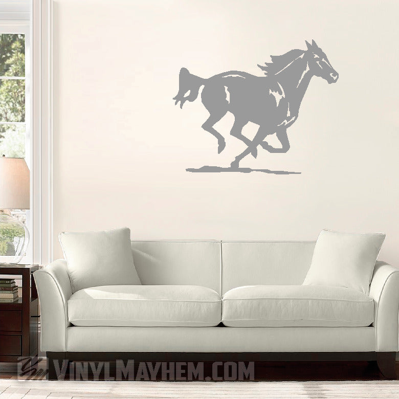 Horse Running vinyl sticker
