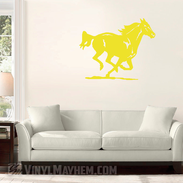 Horse Running vinyl sticker