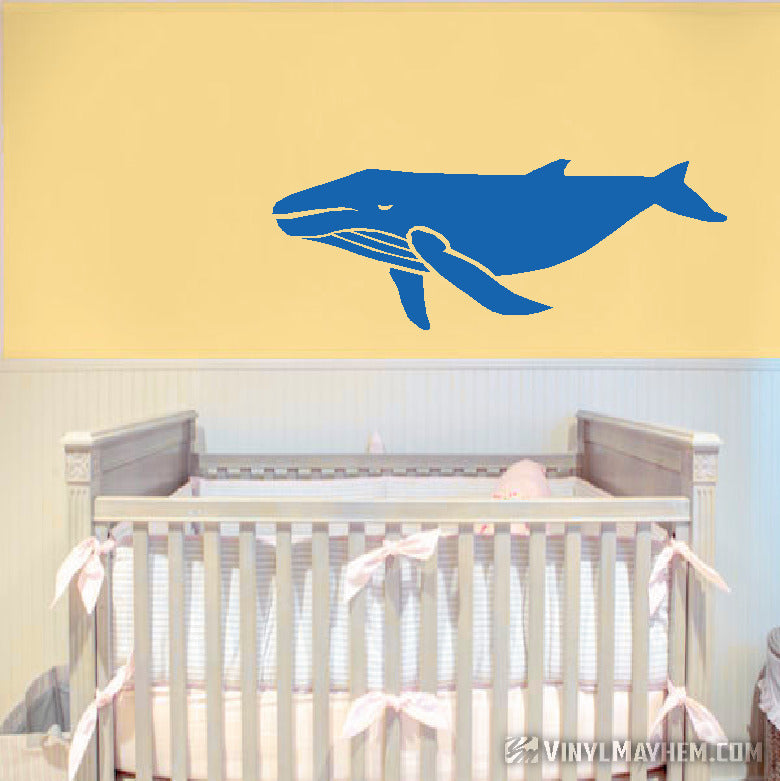 Humpback Whale vinyl sticker