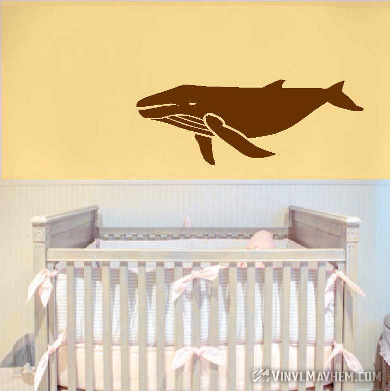 Humpback Whale vinyl sticker