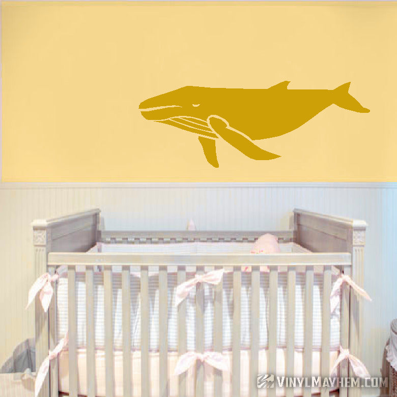 Humpback Whale vinyl sticker