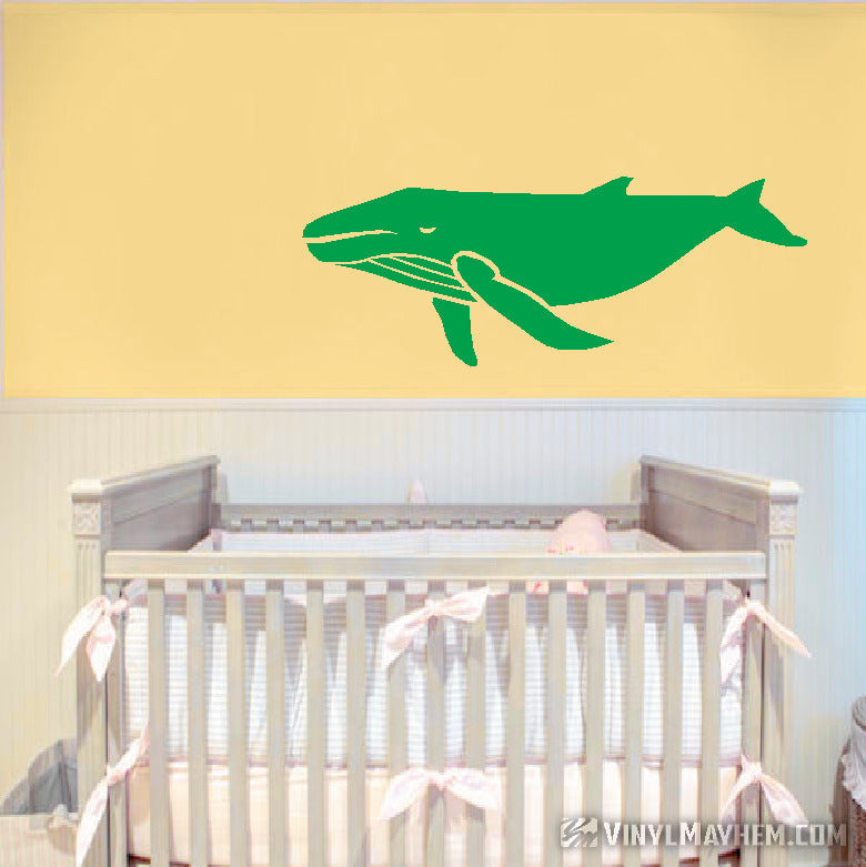 Humpback Whale vinyl sticker