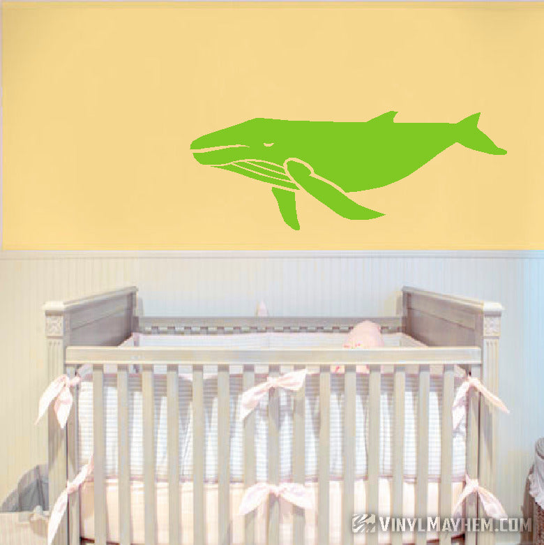 Humpback Whale vinyl sticker