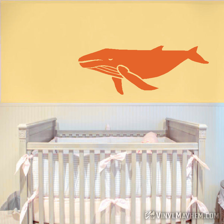 Humpback Whale vinyl sticker