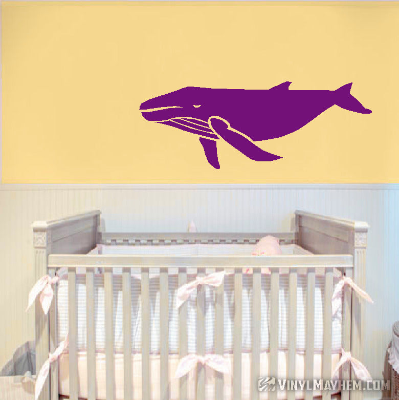 Humpback Whale vinyl sticker