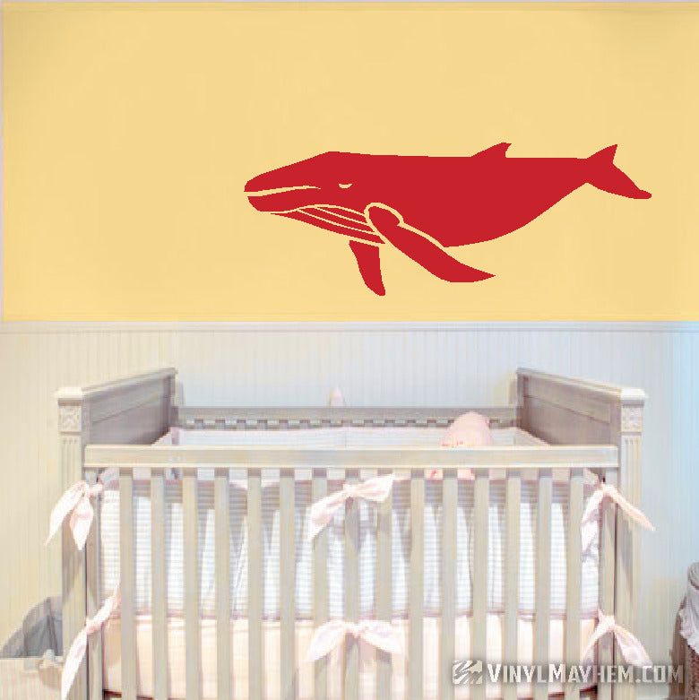 Humpback Whale vinyl sticker