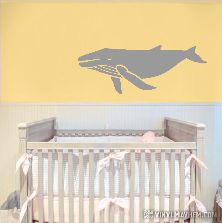 Humpback Whale vinyl sticker