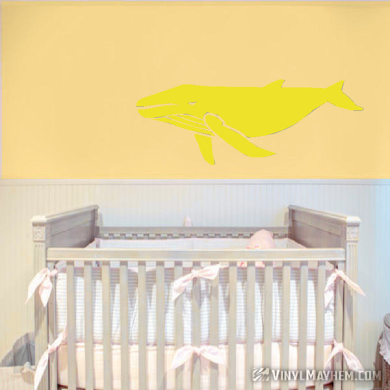 Humpback Whale vinyl sticker