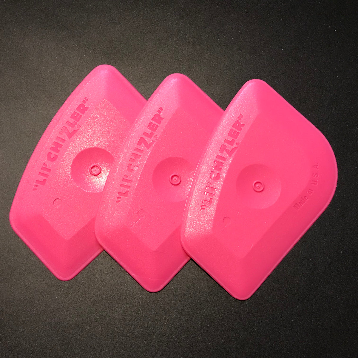 Three Lil’ Chizler scraper removal and installation tools