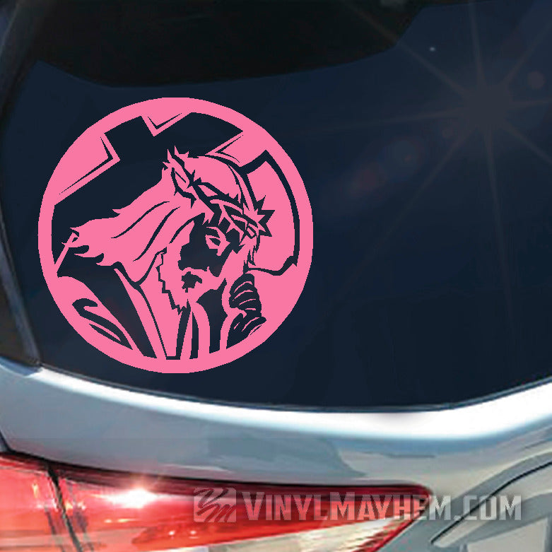 Cross Vinyl Decal Christ Vinyl Sticker Custom Vinyl Christ Cross