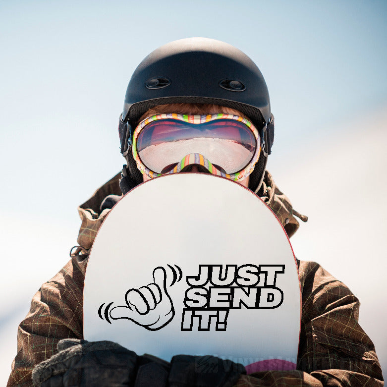 Just Send It Hang Loose vinyl sticker
