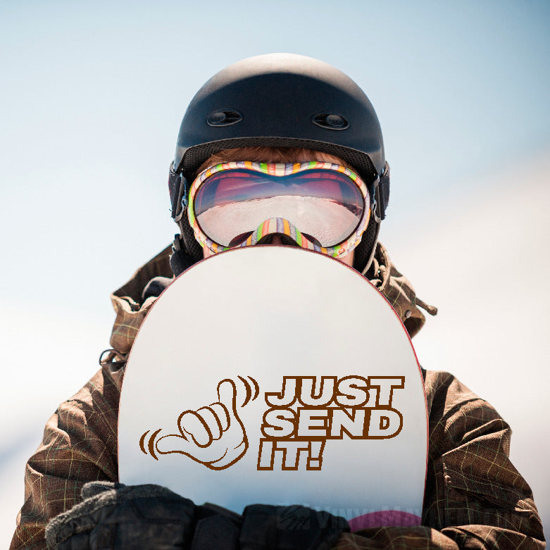Just Send It Hang Loose vinyl sticker