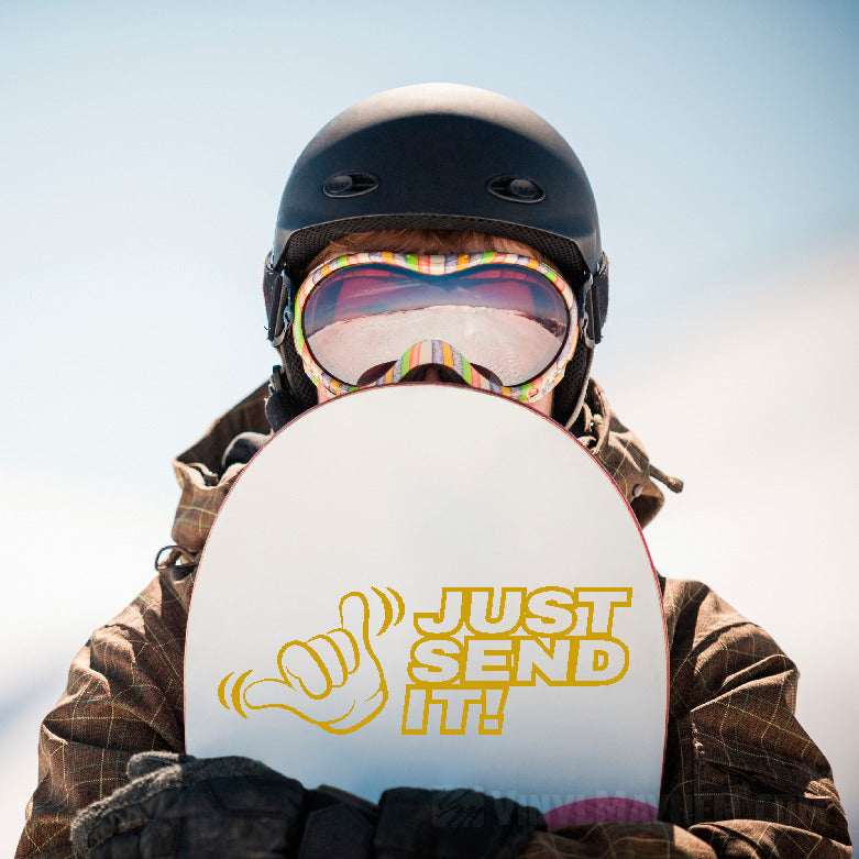 Just Send It Hang Loose vinyl sticker