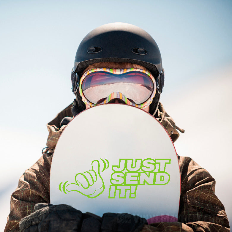 Just Send It Hang Loose vinyl sticker