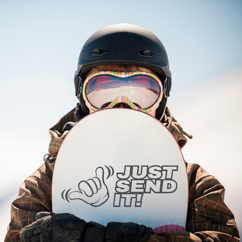 Just Send It Hang Loose vinyl sticker
