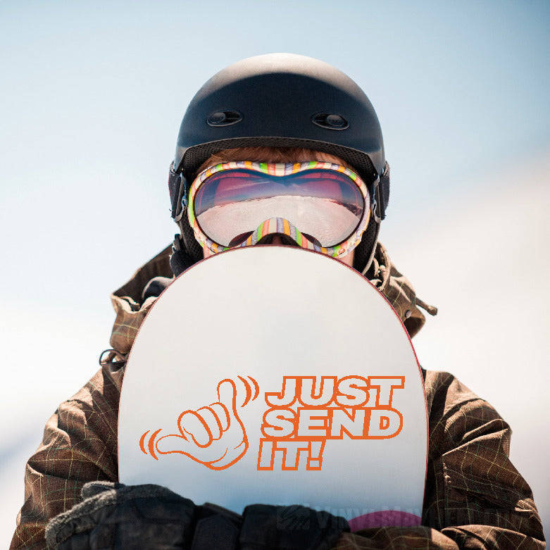 Just Send It Hang Loose vinyl sticker