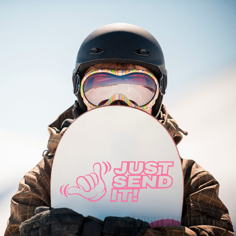 Just Send It Hang Loose vinyl sticker
