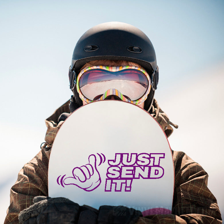 Just Send It Hang Loose vinyl sticker