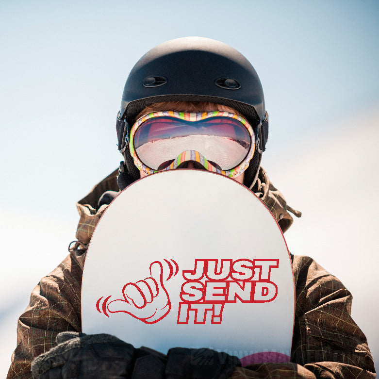 Just Send It Hang Loose vinyl sticker
