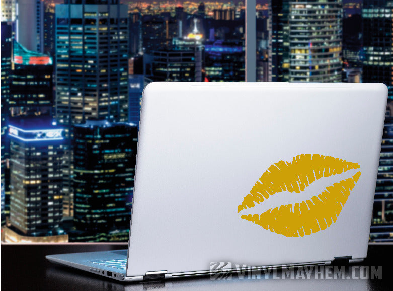 Kiss Lips vinyl sticker