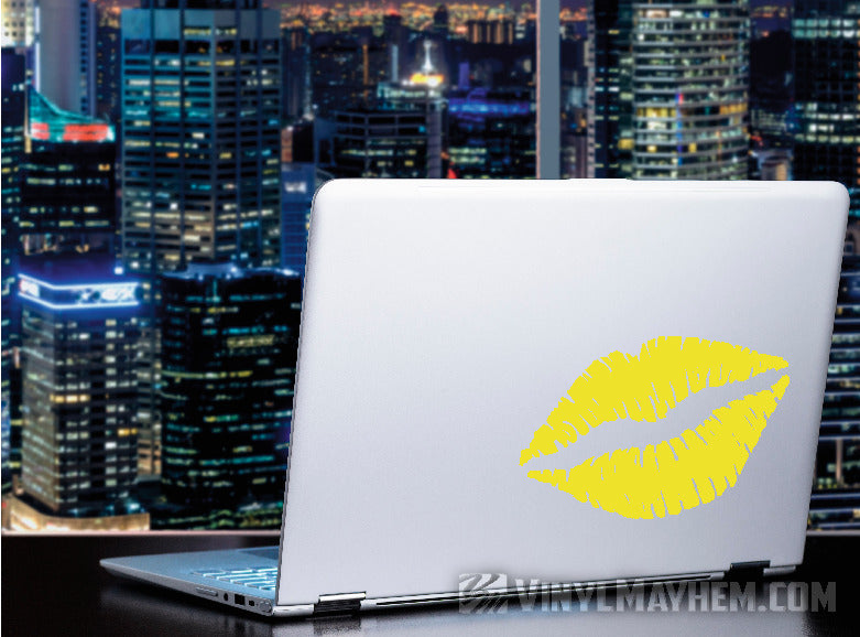 Kiss Lips vinyl sticker