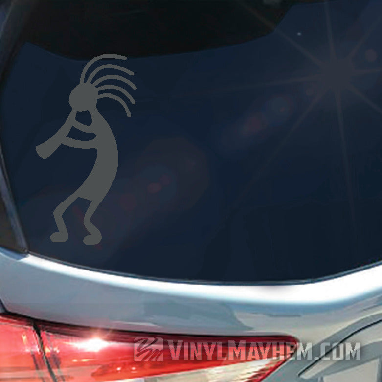 Kokopelli playing flute Native American Kachina vinyl sticker