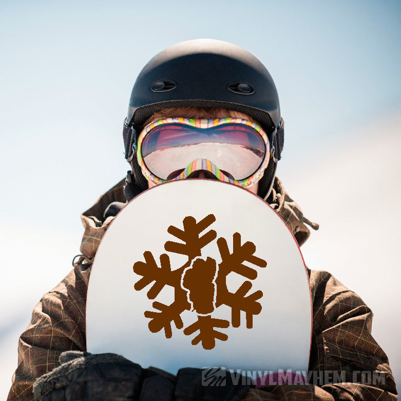 Lake Tahoe Snowflake vinyl sticker