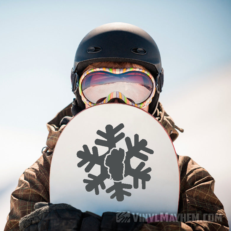 Lake Tahoe Snowflake vinyl sticker