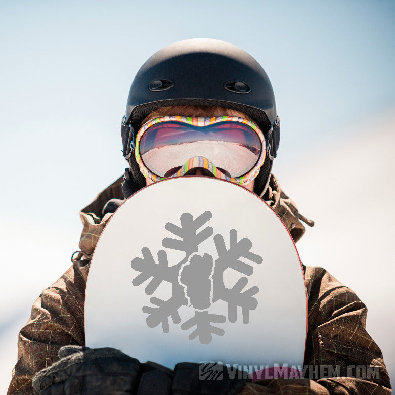 Lake Tahoe Snowflake vinyl sticker
