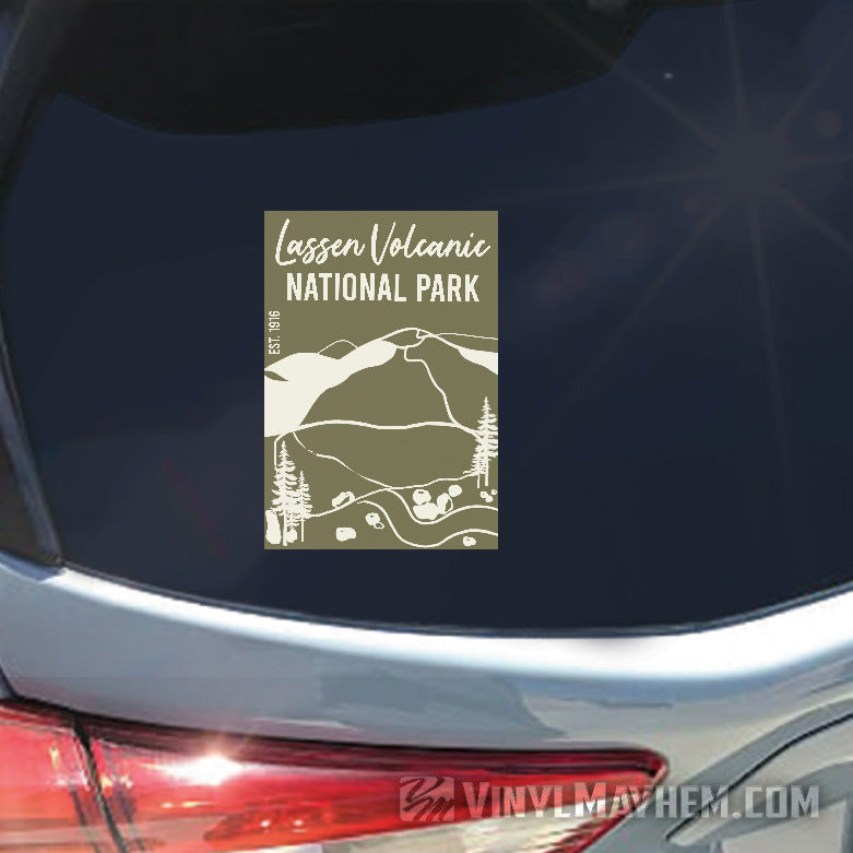 Lassen Volcanic National Park California sticker