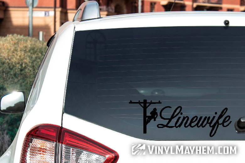 Linewife vinyl sticker