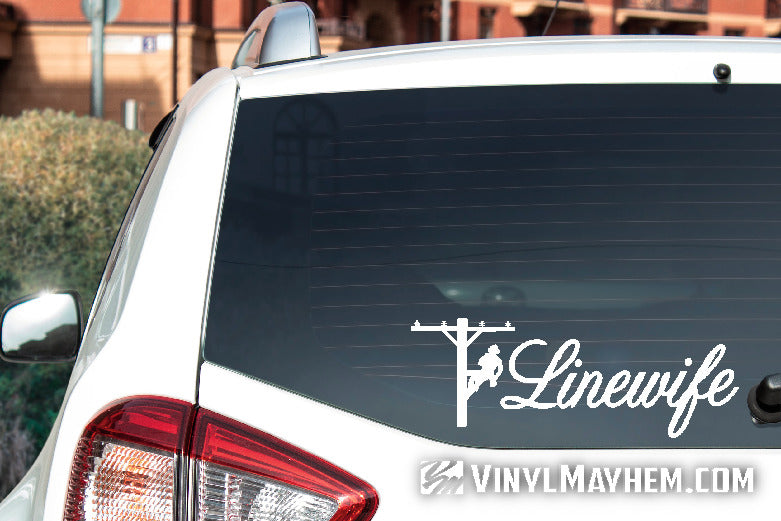 Linewife vinyl sticker
