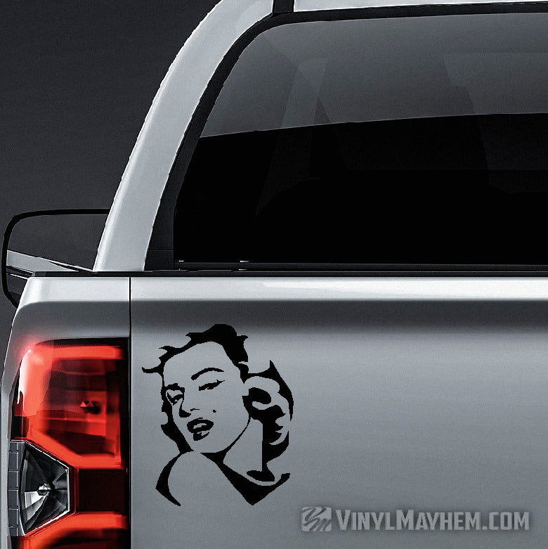 Marilyn Monroe sexy pose vinyl sticker