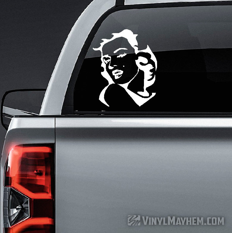 Marilyn Monroe sexy pose vinyl sticker