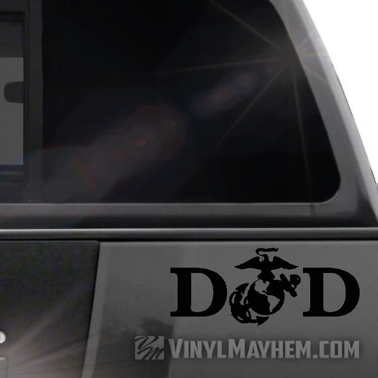 Marine Dad vinyl sticker