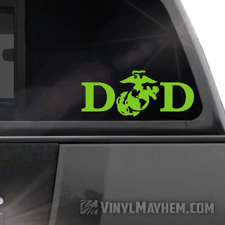 Marine Dad vinyl sticker
