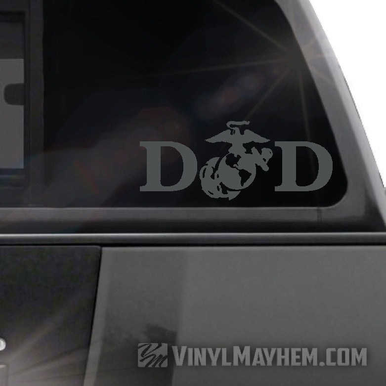 Marine Dad vinyl sticker