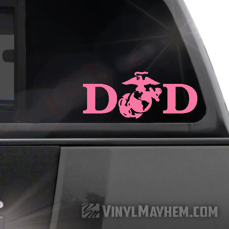 Marine Dad vinyl sticker
