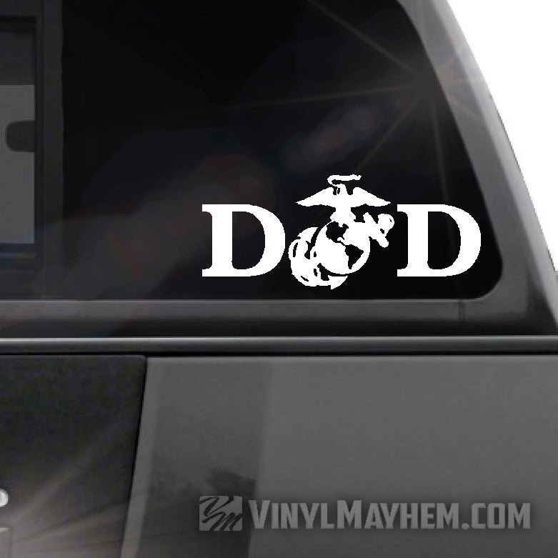 Marine Dad vinyl sticker