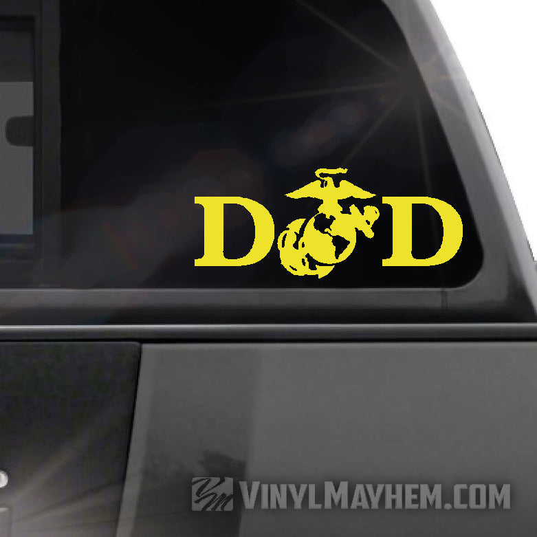 Marine Dad vinyl sticker