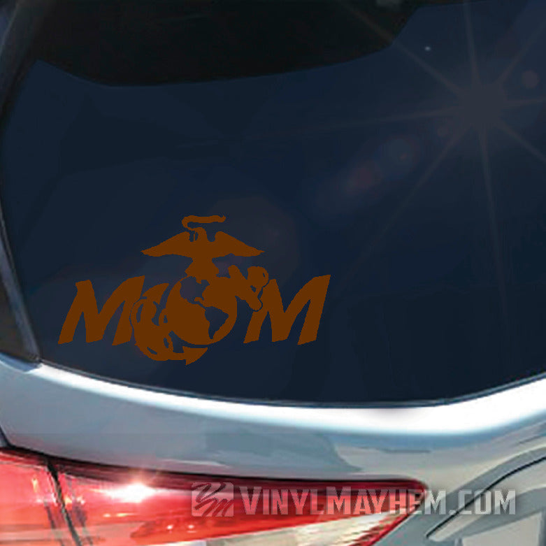 Marine Mom vinyl sticker