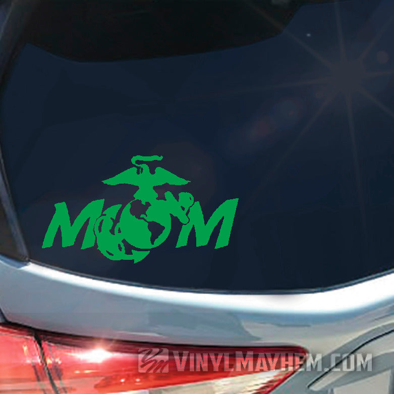 Marine Mom vinyl sticker