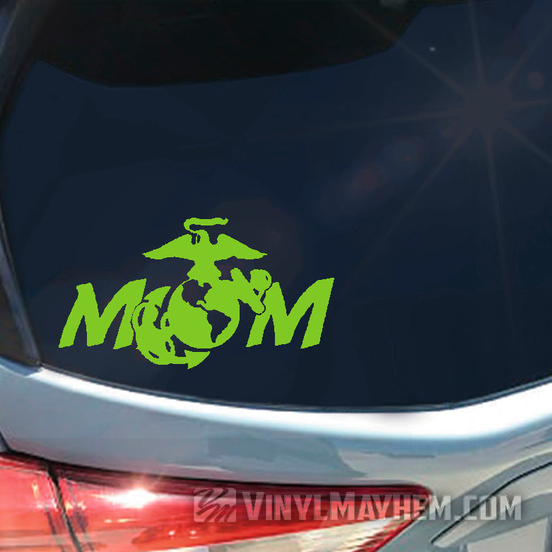 Marine Mom vinyl sticker