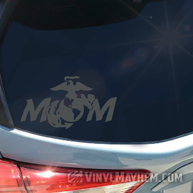 Marine Mom vinyl sticker