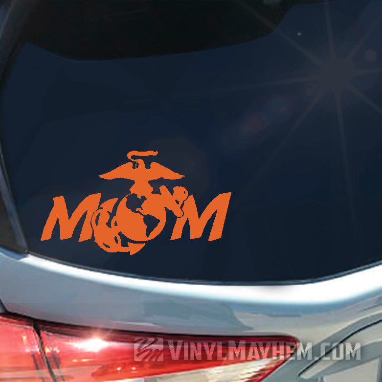 Marine Mom vinyl sticker